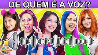 Adivinhe AS YOUTUBERS pela Voz |  Quiz Youtubers | Desafio das Vozes