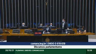 Plenário - Breves Comunicados - Discursos Parlamentares - 20/10/2021