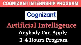 Cognizant Internship Program | Artificial Intelligence | BiNaRiEs