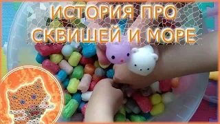 История Про СКВИШЕЙ 😺 И Море 🌊 😱