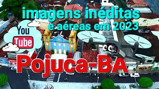 Pojuca - bahia 2023, imagens aéreas inéditas, da Praça Antônio Carlos Magalhães, e Estádio