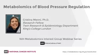 Metabolomics of Blood Pressure Regulation