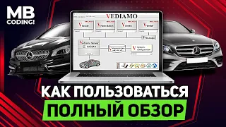 Mercedes Vediamo 5.1 review / how to use / how to flash the block / instructions for beginners