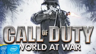 Call Of Duty World At War | CORE I3 | 4 GB RAM | INTEL HD GRAPHICS 4400 | LOW END TEST |