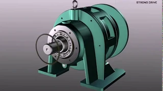 Cycloidal Pinwheel Gear Reducer Disassembly Diagram - SDT