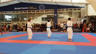 Final for the 10-13 year old Male team kata