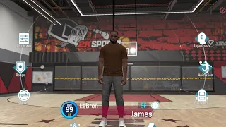 NBA 2k24 arcade edition, my career Lebron james hack