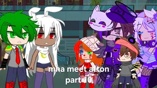 mha meet afton /part 10/mha react to Mrs afton and William afton meme /mini movie