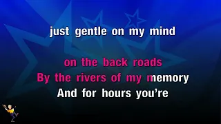 Gentle On My Mind - Elvis Presley (KARAOKE)