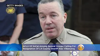 LA Hotel Workers Union, ACLU SoCal, BLM-LA Call For Sheriff Villanueva To Resign