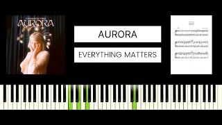 AURORA, Pomme - Everything Matters (BEST PIANO TUTORIAL & COVER)