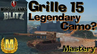 WOT Blitz Grille Legendary Camo // Mastery Gameplay