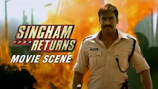 Singham Returns Movie Scene: Ajay Devgn's Convoy Under Attack on the Sea Link