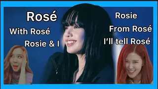 Rosé living rent-free in Lisa’s head