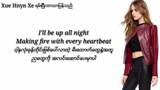 Robin Schulz  Felix Jaehn  - One More Time feat Alida Tobtok Remix (myanmar subtitles)