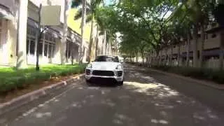 2015 Porsche Macan Turbo Test Drive at The Collection, Miami