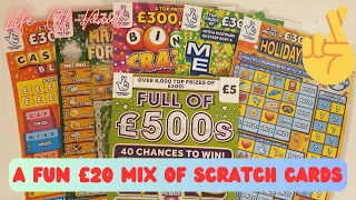 £20 mix of scratch cards. How many of these cards will be winners?