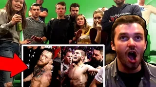 McGregor Fan REACTS to Conor vs Khabib (FREAKOUT)