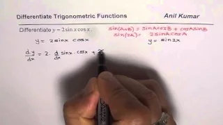 Simplify to find Derivative of Trigonometric Function