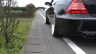 s600l w220 エキマニ マフラー　 Exhaust Sound　(Headers & Muffler）  TGSASAKI2