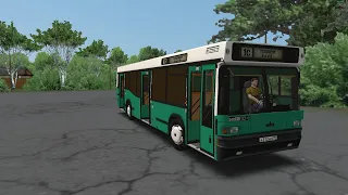 OMSI 2 BUS MAZ 104.031 MAP Чистогорская Область 0.9.4 Маршрут 33 #omsi #omsi2