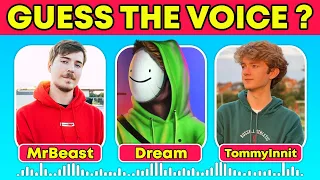 Guess the VOICE of Minecraft YouTubers | MrBeast, Dream, Preston, TommyInnit