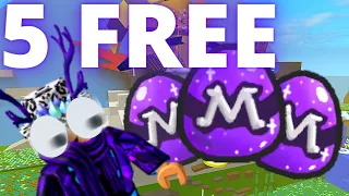 5 Free Mythic Eggs | Roblox Bee Swarm Simulator