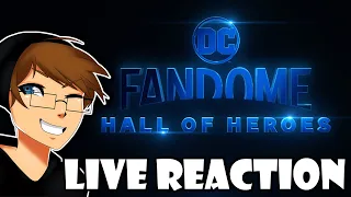 DC FanDome - Hall of Heroes Live Reaction! Time Stamps! #ReactorFanDome