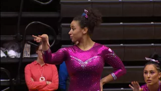 Highlight: Oregon State gymnastics' Isis Lowery scores 9.925 on floor