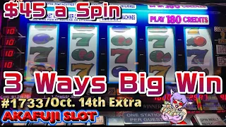 Triple Double Lucky Slot Machine Bet $45 at Pechanga Casino