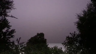 Amazing Lightning and Thunderstorm Houston Texas May 28, 2017