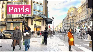 PARIS  FRANCE 🇫🇷  - HDR WALKING IN PARIS - JANUARY 30, 2024 - 4K HDR 60 fps