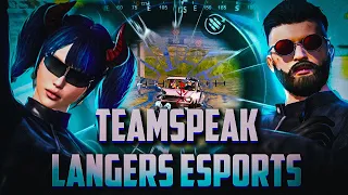 TEAMSPEAK LANGERS ESPORTS | 18 KILLS | Teamspeake pubg mobile