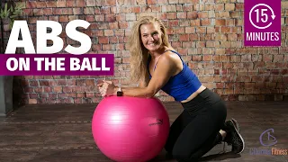 15 Minute Abs // Stability Ball Core Workout