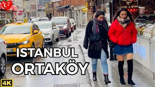 Walk With Me In Ortakoy ❄️🌨 18 March 2022 🇹🇷 (4K UHD fbs60 ) ISTANBUL