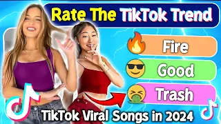 Rate The TikTok Song Trend and Dance 🎶 💃| Most Popular Viral TikTok Songs in 2024😜