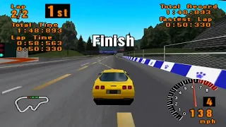 (Playstation 1) Gran Turismo Arcade - High Speed Ring - Corvette '96 60 FPS