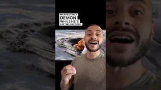 When A DEMON Manifest during Water Baptism!?! 😱 #demons #baptism #jesus #bible #shorts