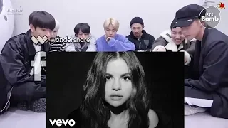 bts reaction to selena gomez - lose you to love me