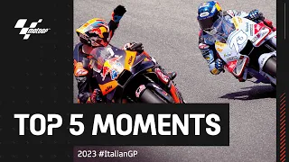 Top 5 MotoGP™ Moments! 💨 | 2023 #ItalianGP