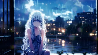 Waiting For U In The Summer Rain 🌧️ Calm Your Mind 🌧️ Rain Lofi Playlist [ Lofi Hip Hop ]