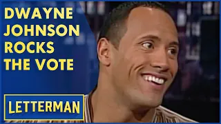 Why Dwayne "The Rock" Johnson Changed His Presidential Vote | Letterman