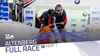 Altenberg | BMW IBSF World Cup 2017/2018 - Women's Bobsleigh Heat 1 | IBSF Official