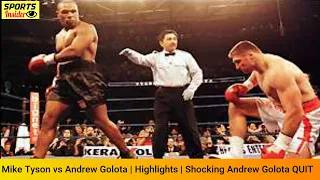 Mike Tyson vs Andrew Golota | Highlights | 2000 | Shocking Andrew Golota QUIT | Boxing