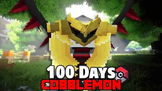 I Spent 100 DAYS in LEGENDARY only Cobblemon (Minecraft)