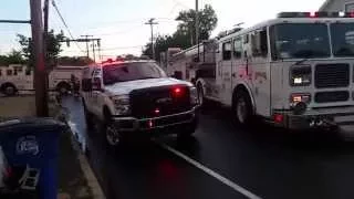 New Haven FD Engine 6 responds to a kitchen fire