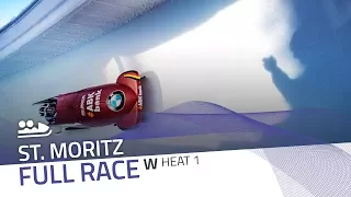 St. Moritz | BMW IBSF World Cup 2017/2018 - Women's Bobsleigh Heat 1 | IBSF Official