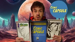 COMIC CAPSULE PRODUCT DEMONSTRATION, PLUS FIRST THOUGHTS...OUT OF THIS WORLD COMIC BOOK PROTECTOR.