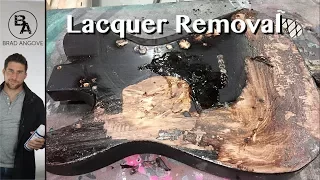 How to remove a lacquer finish