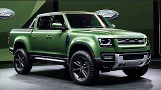 New 2025 Defender Pickup Unveiled_ The Most Powerful Pickup Truck!!